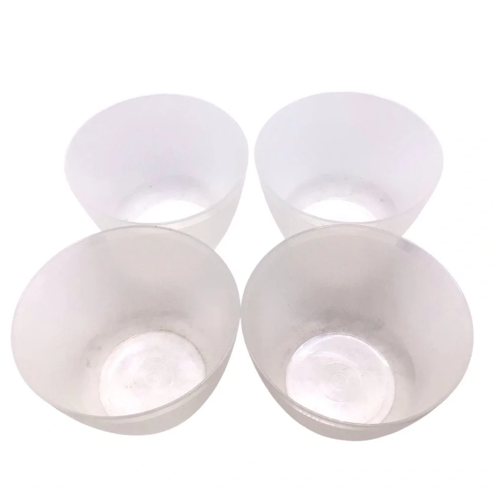Tupperware #148 Refrigerator Bowls Set 4 Magenta Lids 14oz Stacking Containers